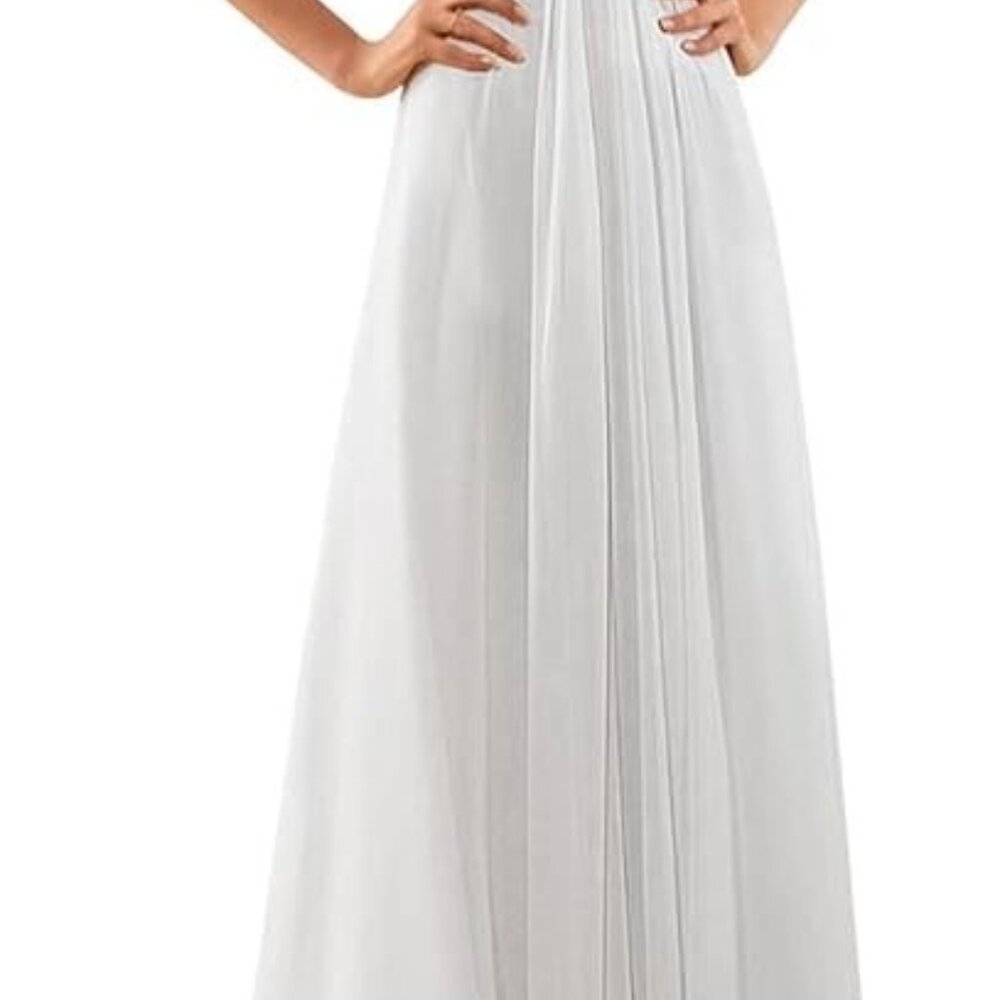 NWOT ABAO Chiffon Empire Waist Wedding Dress